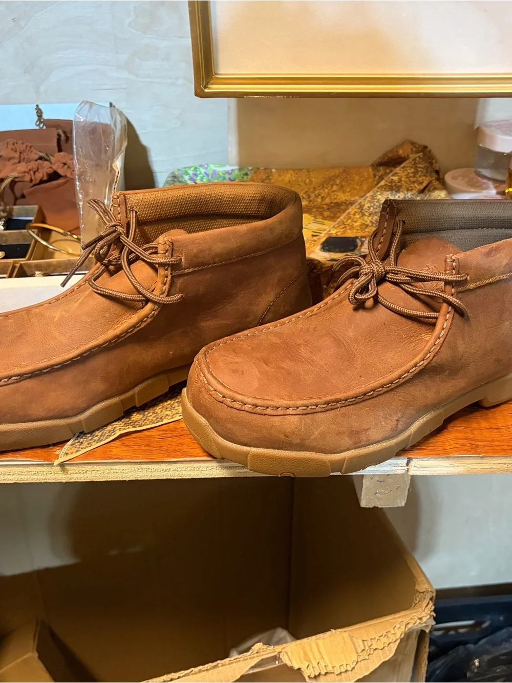 Justin Boots Brown Work Boots